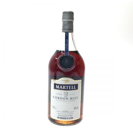  MARTELL マーテル コニャック コルドンブルー 1L 40％ 未開栓