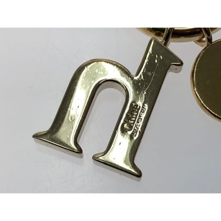  Chloe クロエ レディース 長財布 ラウンドファスナー Alphabet アルファベット レザー メタルチャーム ベージュ