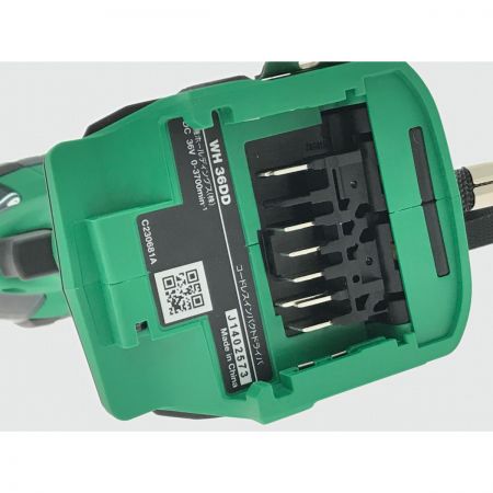  HiKOKI ハイコーキ インパクトドライバ WH36DD グリーン