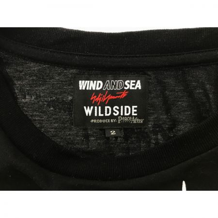 WIND AND SEA WILD SIDE Yohji yamamoto メンズ 総柄 サイドジップ ブラック