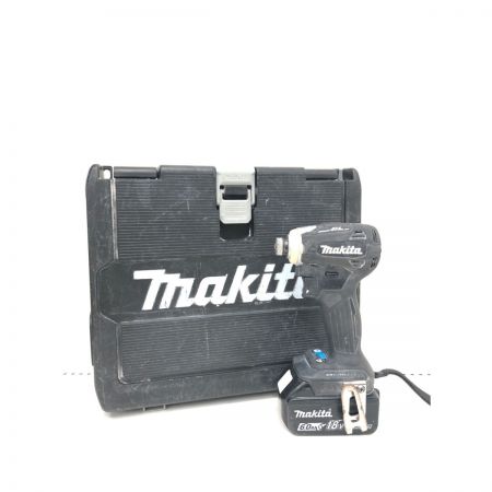  MAKITA マキタ 電動工具 コードレス式 18V 充電式 インパクトドライバ 充電器・充電池2個・ケース付 TD172DRGX ブラック