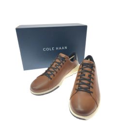 ▼▼ COLE HAAN コールハーン メンズスニーカー ゼログランド トップスピン プロ SIZE 27cm ゼログランド トップスピン プロ ブラウン Aランク