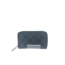 ▼▼ LOUIS VUITTON ルイヴィトン メンズ コインケース ダミエ グラフィット・ジッピーコインパース N63076 ブラック Bランク