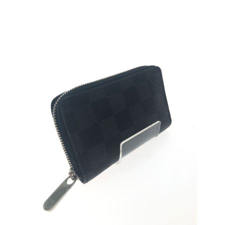  LOUIS VUITTON ルイヴィトン メンズ コインケース ダミエ グラフィット・ジッピーコインパース N63076 ブラック
