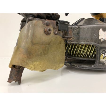 HITACHI 日立 エアツール らくらく単連 エアダスタ付 高圧ロールエア釘打ち機 NV65HMJ イエロー