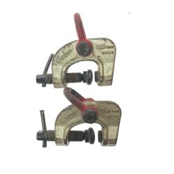 ▼▼ SUPERTOOL スクリューカムクランプ 吊りクランプ J型 容量 0.5t 日本製 2個セット SCC0.5 Bランク