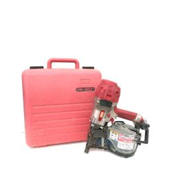 ▼▼ MAX マックス エアツール 高圧釘打ち機 90mm スーパーネイラ ケース付 HN-90X1 レッド Bランク