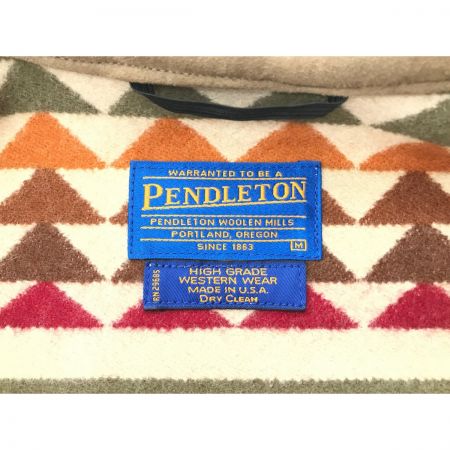  PENDLETON ペンドルトン ウールジャケット SIZE M ベージュ