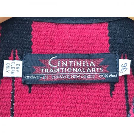  CENTINELA TRADITIONAL ARTS メンズ衣料 ベスト SIZE 36 レッド