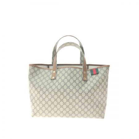  GUCCI グッチ レディース トートバッグ ショルダートート GGスプリーム シェリーライン 211134 493075 グレー