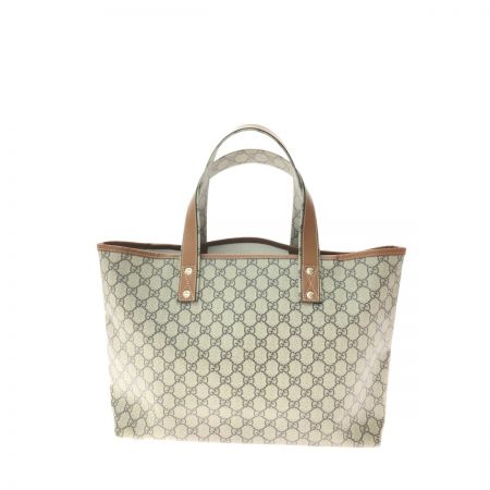  GUCCI グッチ レディース トートバッグ ショルダートート GGスプリーム シェリーライン 211134 493075 グレー