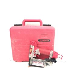 ▼▼ MAX マックス エアツール スーパーネイラ 高圧50mmピンネイラ フリープラグ ケース付 HA-50P3S Bランク