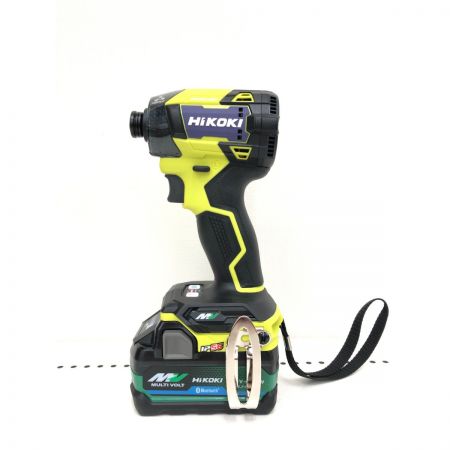  HiKOKI ハイコーキ 充電式 36V/18V コードレスインパクトドライバ 充電器・充電池2個・ケース付 WH36DD ブラック×イエロー