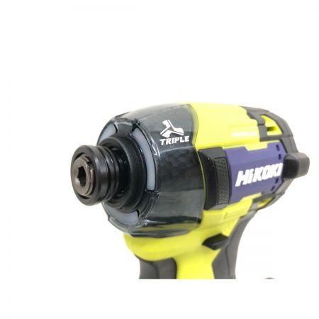  HiKOKI ハイコーキ 充電式 36V/18V コードレスインパクトドライバ 充電器・充電池2個・ケース付 WH36DD ブラック×イエロー