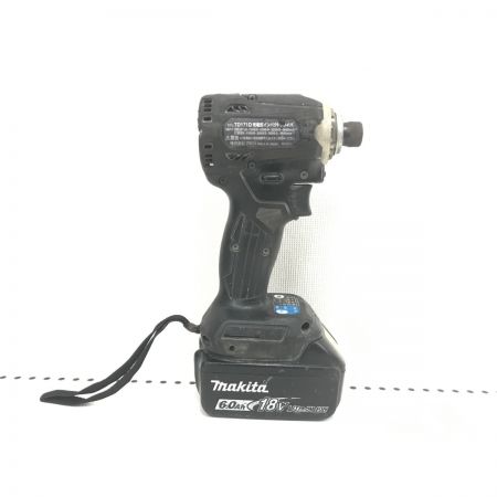  MAKITA マキタ インパクトドライバ 充電器・充電池1個・ケース付 TD171D ブラック