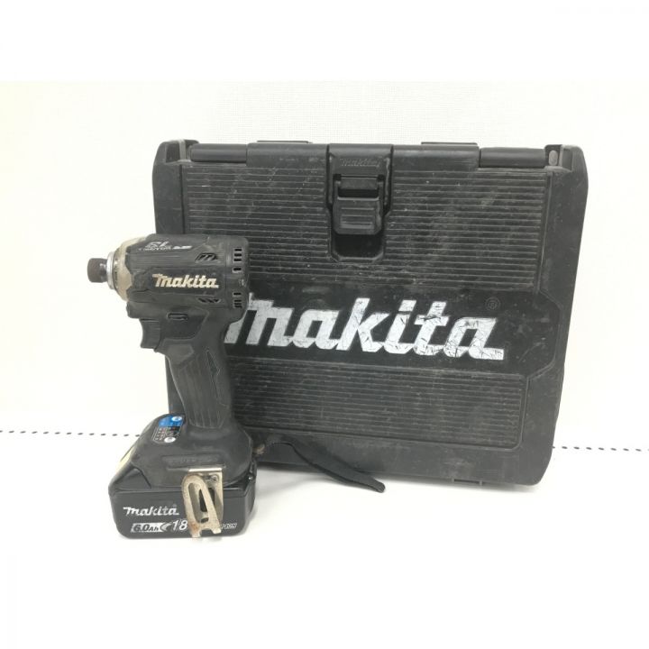 MAKITA マキタ インパクトドライバ 充電器・充電池1個・ケース付 TD171D ブラック｜中古｜なんでもリサイクルビッグバン