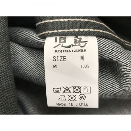 児島ジーンズ メンズ衣料 デニムシャツ SIZE M グリーン