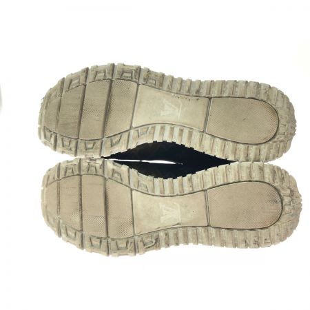  LOUIS VUITTON ルイヴィトン ランアウェイライン 17年 レザー スニーカー モノグラム マルチカラー 7インチ GO0197 ブラウン×ブラック