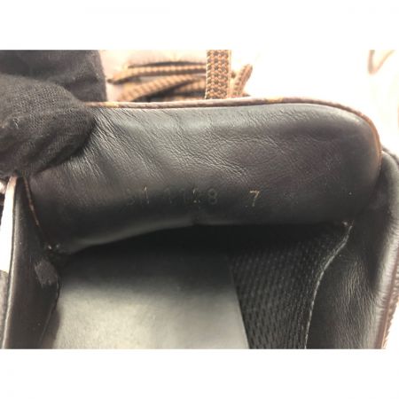  LOUIS VUITTON ルイヴィトン ランアウェイライン 17年 レザー スニーカー モノグラム マルチカラー 7インチ GO0197 ブラウン×ブラック