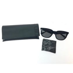 ▼▼ Christian Dior クリスチャンディオール アイウェア サングラス ケース付 B27 S3F ブラック Aランク