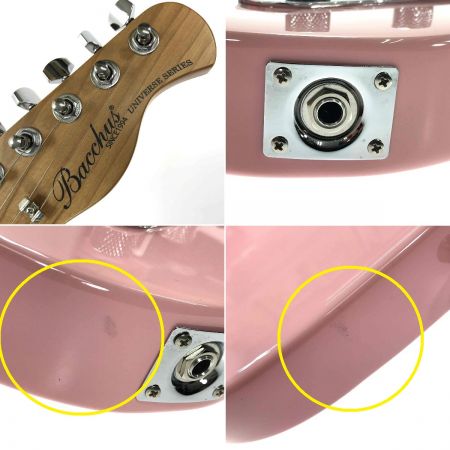  bacchus バッカス BTE-1-RSM/M SLPK シェルピンク エレキギター