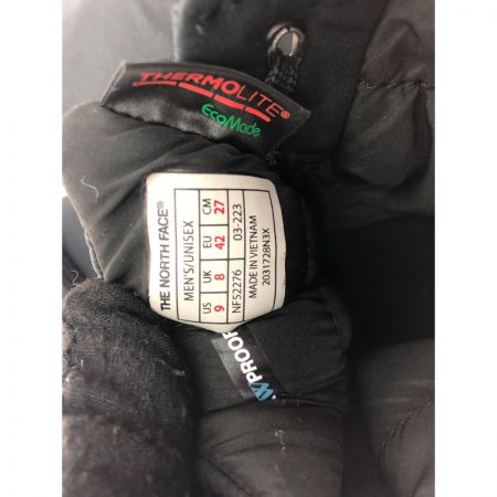  THE NORTH FACE ザノースフェイス メンズ アウトドアブーツ ハンプバック ウォータープルーフ チャッカ 27cm ブラック