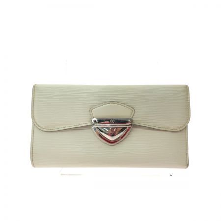  LOUIS VUITTON ルイヴィトン レディース 長財布 エピ エピ ポルトフォイユ ウジェニ M6388J アイボリー