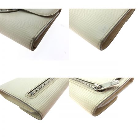  LOUIS VUITTON ルイヴィトン レディース 長財布 エピ エピ ポルトフォイユ ウジェニ M6388J アイボリー