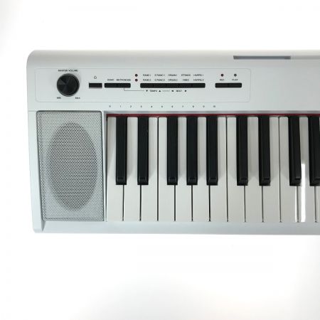  YAMAHA ヤマハ 電子キーボード piaggero NP-12 ホワイト アダプター付 2016年製