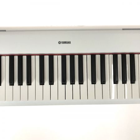  YAMAHA ヤマハ 電子キーボード piaggero NP-12 ホワイト アダプター付 2016年製