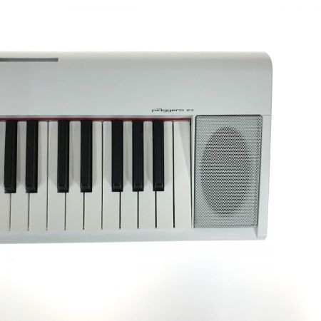  YAMAHA ヤマハ 電子キーボード piaggero NP-12 ホワイト アダプター付 2016年製