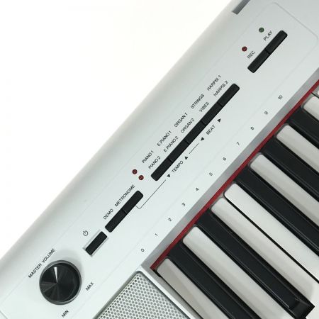  YAMAHA ヤマハ 電子キーボード piaggero NP-12 ホワイト アダプター付 2016年製