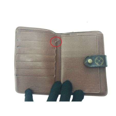  LOUIS VUITTON ルイヴィトン レディース 二つ折り財布 パスケース付財布 モノグラム ポルトパピエジップ M61207 ブラウン