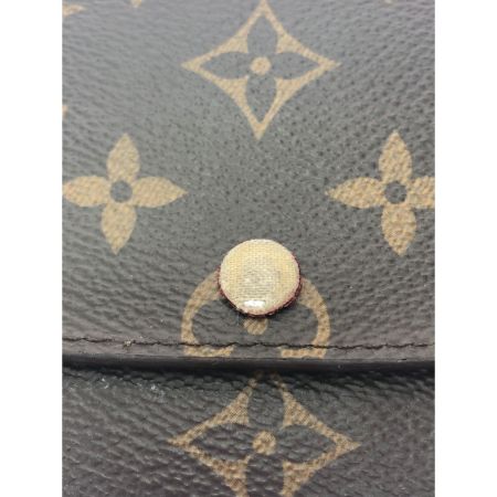  LOUIS VUITTON ルイヴィトン レディース 長財布 モノグラム ポルト・フォイユ・エミリー M61289 ブラウン×ボルドー