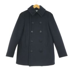 ▼▼ HYKE Pコート SIZE 1 レディース ネイビー Bランク