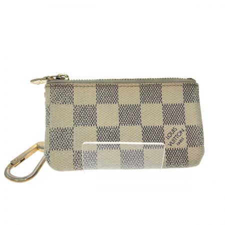  LOUIS VUITTON ルイヴィトン ユニセックス コインケース ダミエ アズール ポシェット  クレ N62659 ホワイト