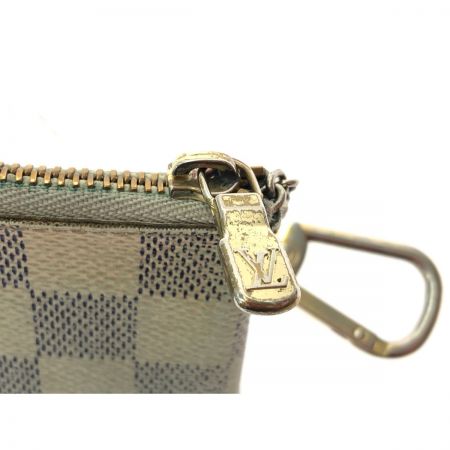  LOUIS VUITTON ルイヴィトン ユニセックス コインケース ダミエ アズール ポシェット  クレ N62659 ホワイト