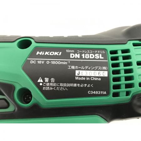  HiKOKI ハイコーキ ドライバドリル DN18DSL(LXPK) グリーン