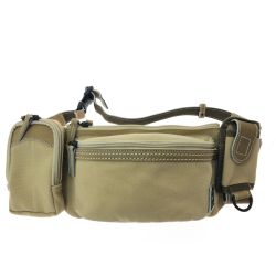 ▼▼ PORTER ポーター ユニセックス 帆布ウエストポーチ ウエストバッグ ポーチ付 ボディバッグ ベージュ Aランク