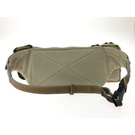  PORTER ポーター ユニセックス 帆布ウエストポーチ ウエストバッグ ポーチ付 ボディバッグ ベージュ