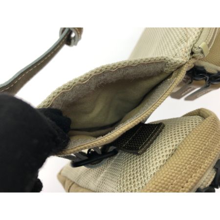  PORTER ポーター ユニセックス 帆布ウエストポーチ ウエストバッグ ポーチ付 ボディバッグ ベージュ