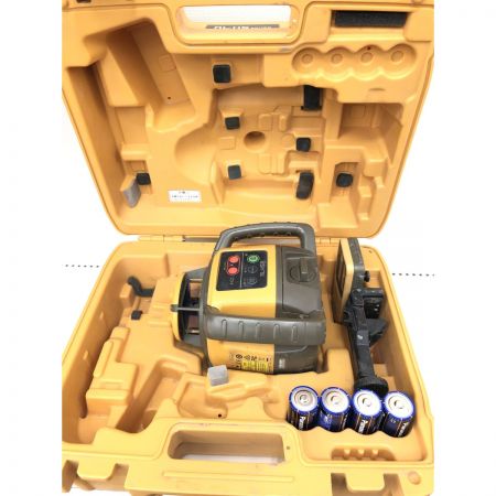  TOPCON レーザー機器 乾電池式 ローティングレーザー 受光器・専用ケース付 RL-H5A イエロー