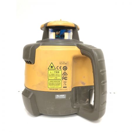  TOPCON レーザー機器 乾電池式 ローティングレーザー 受光器・専用ケース付 RL-H5A イエロー