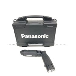 ▼▼ Panasonic パナソニック 7.2V 充電 スティックドリルドライバー プロ用 充電器・充電池2個・ケース付 EZ7421LA2S-B ブラック Aランク