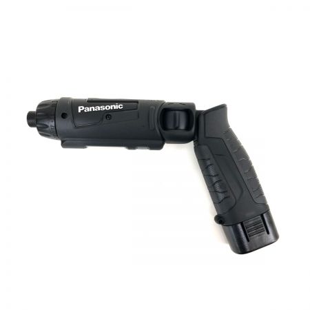  Panasonic パナソニック 7.2V 充電 スティックドリルドライバー プロ用 充電器・充電池2個・ケース付 EZ7421LA2S-B ブラック