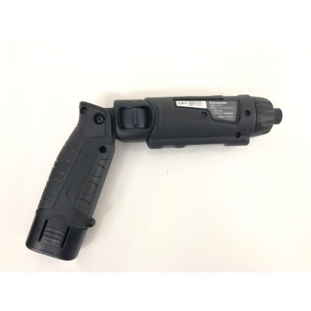  Panasonic パナソニック 7.2V 充電 スティックドリルドライバー プロ用 充電器・充電池2個・ケース付 EZ7421LA2S-B ブラック