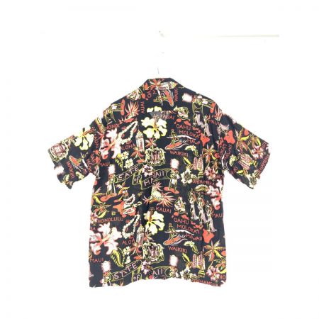  SUN SURF サンサーフ メンズ アロハシャツ 東洋 STATE OF HAWAII 119 SIZE L SS38792 ブラック