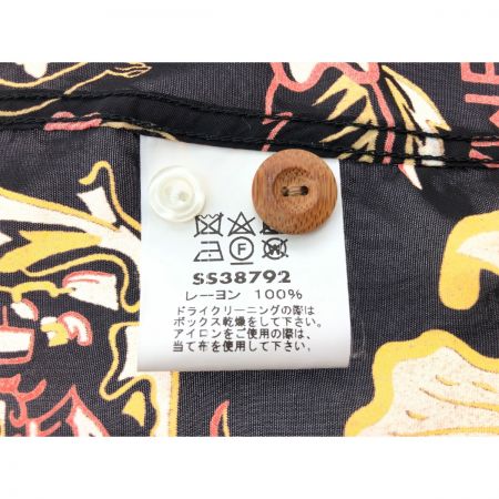  SUN SURF サンサーフ メンズ アロハシャツ 東洋 STATE OF HAWAII 119 SIZE L SS38792 ブラック