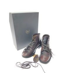 ▼▼ Makers メイカーズ メンズブーツ ブローグウィング ウィングチップ  CDVN-07 ブラウン Bランク