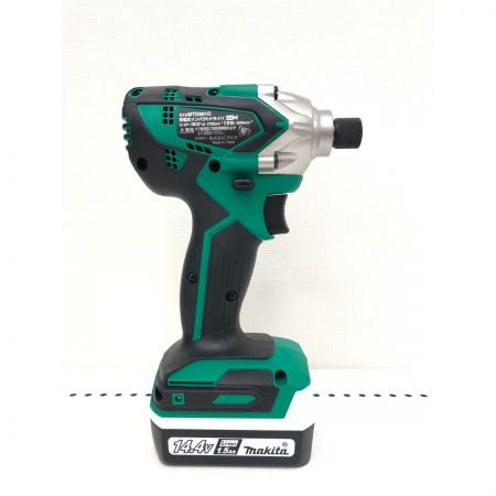  MAKITA マキタ 電動工具 コードレス式 14.4V 充電式 インパクトドライバ 充電器・充電池2個・ケース付 MTD001D